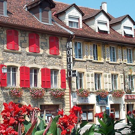 Hotel De La Croix-Blanche Cressier Exterior foto